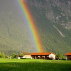 Regenbogen vorm Rauschberg