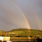 Regenbogen x2 übern Rebberg