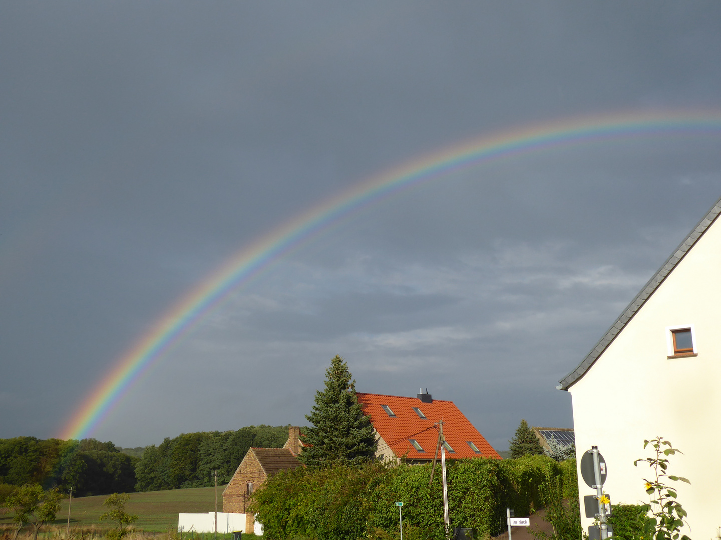 Regenbogen zu Abendbrot