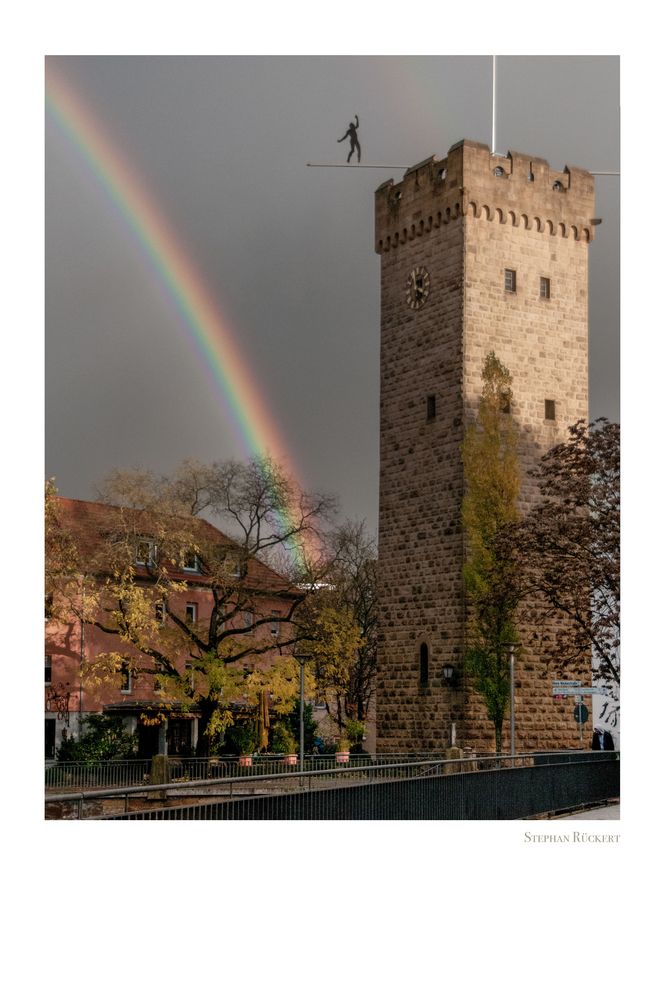 Regenbogen zum Götzenturm