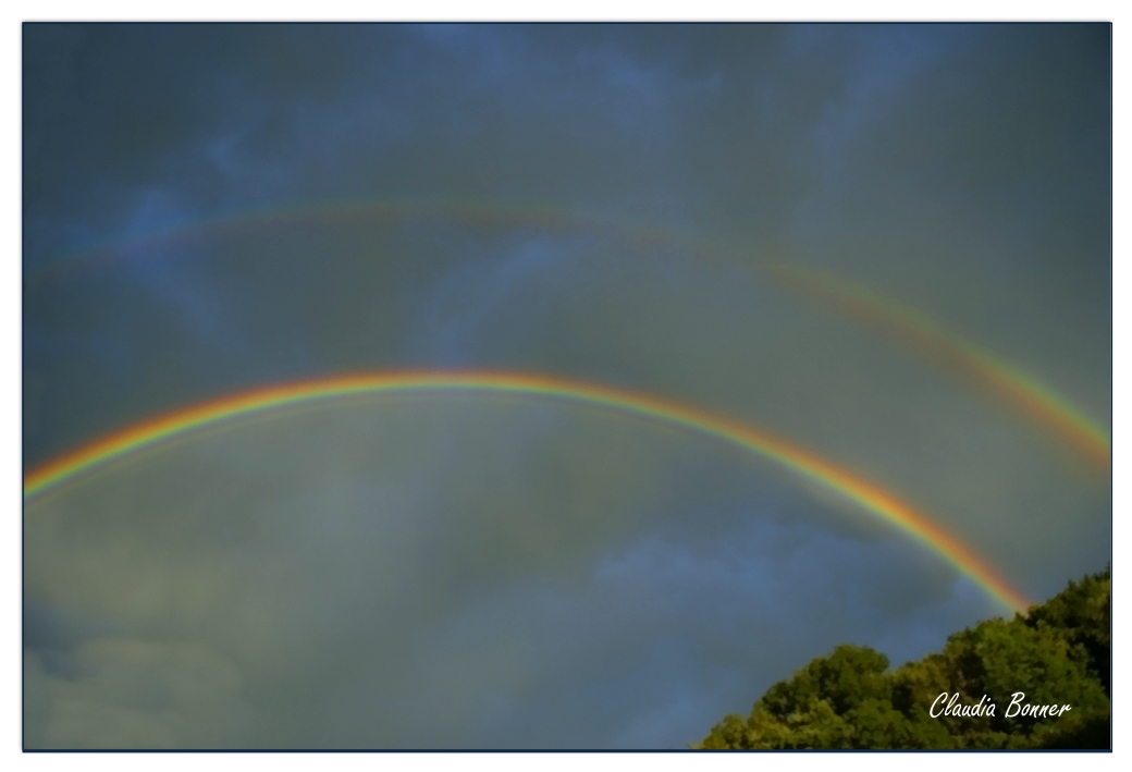 Regenbogen zum Quadrat