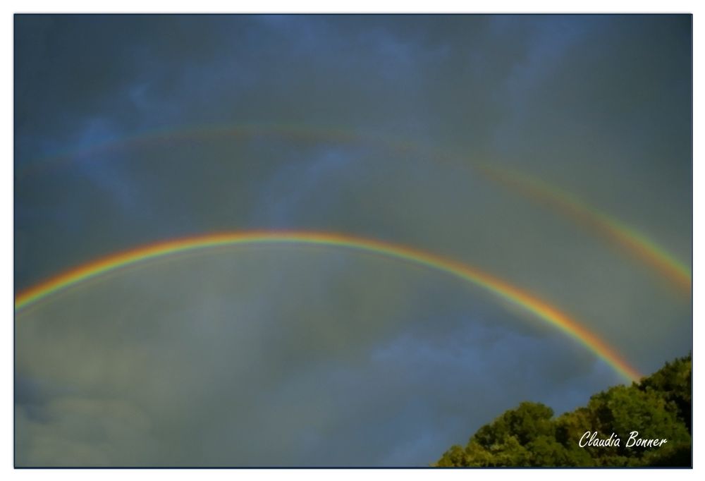 Regenbogen zum Quadrat