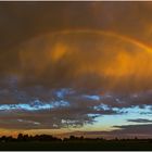 Regenbogen zum Sonnenaufgang