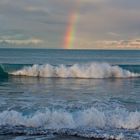 Regenbogen zwischen Toskana und Korsika