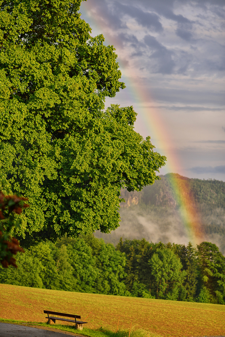 Regenbogenansicht