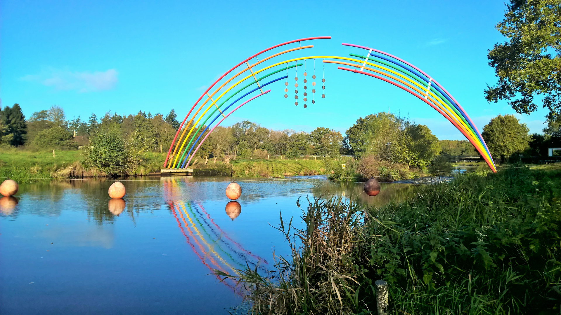 Regenbogenbrucke Foto Bild Architektur Sonne Herbst Bilder Auf Fotocommunity