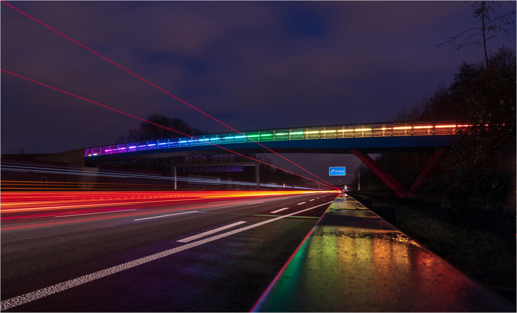 Regenbogenbrücke in Dortmund