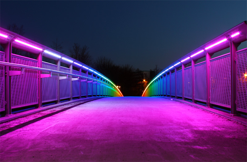 Regenbogenbrücke in Dortmund