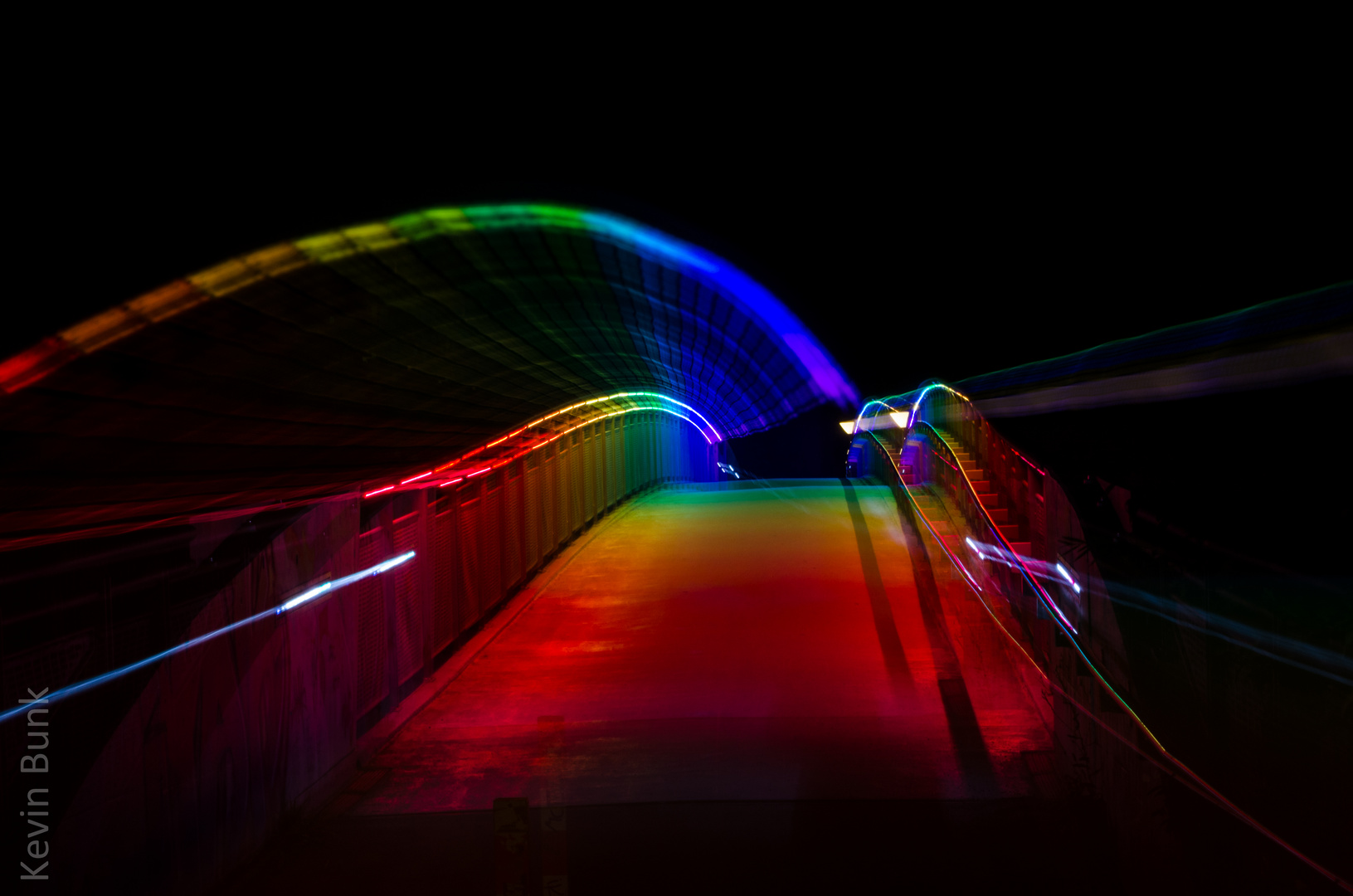 Regenbogenbrücke über A40 Dortmund