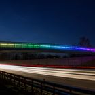 Regenbogenbrücke über der A40