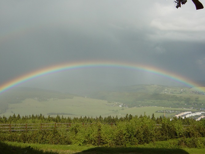 Regenbogenbrücke über Oberwiesenthal