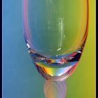 Regenbogenfarben und Glas