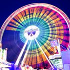 regenbogenfarbiges Riesenrad