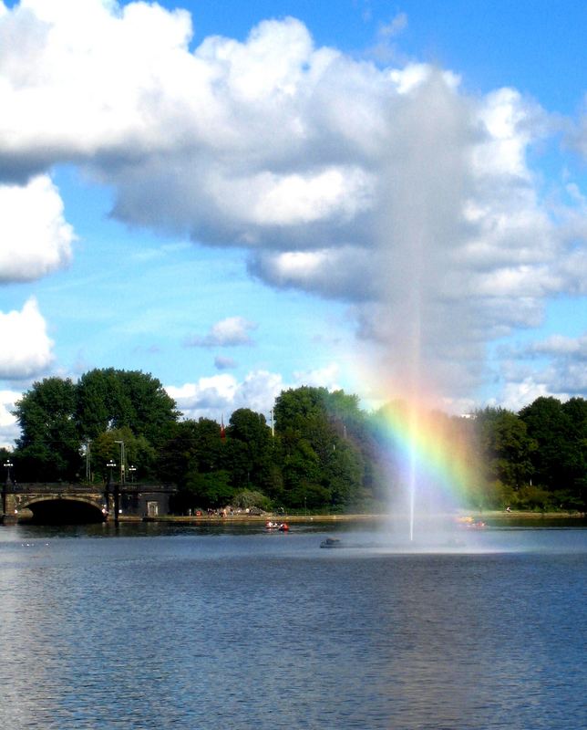 Regenbogenfontäne