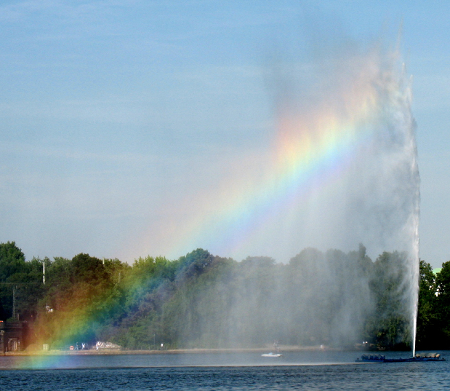 Regenbogenfontäne