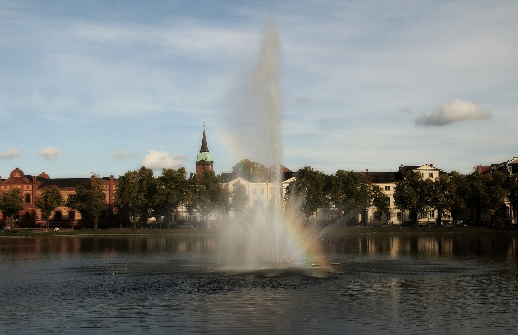 Regenbogenfontäne