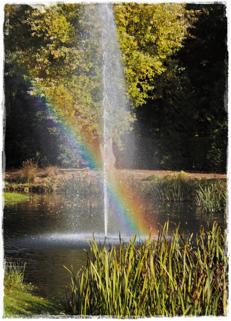 Regenbogenfontaine