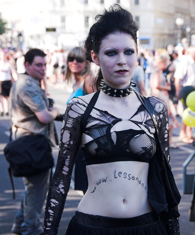 Regenbogenparade 2008 - der Vamp