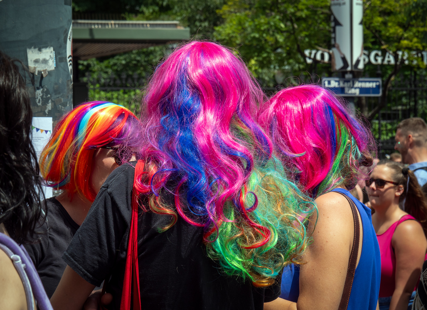 regenbogenparadefarben...