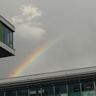 Regenbogenrest zwischen Schlosscarree und Schlossarkaden