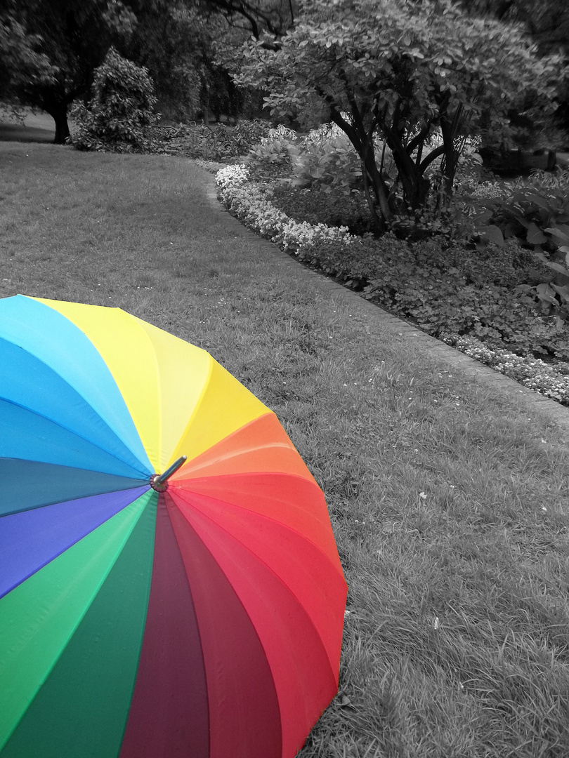Regenbogenschirm 2 Foto Bild Emotionen Hoffnung Bearbeitungen Bilder Auf Fotocommunity