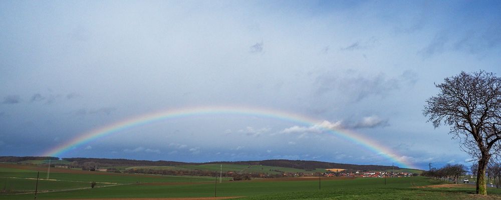 Regenbogenwetter