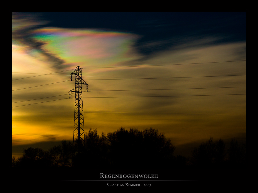 Regenbogenwolke II