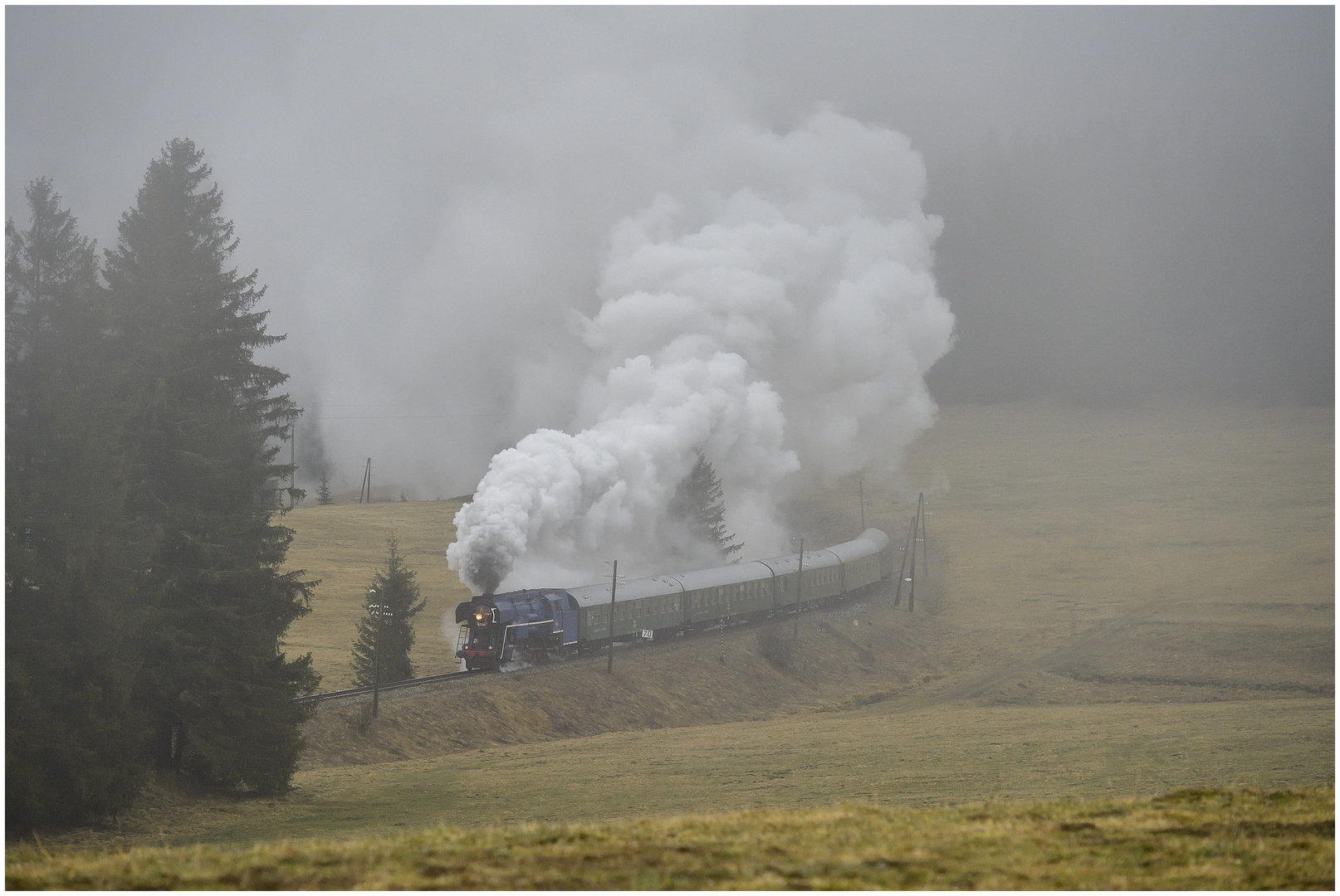 Regendampf in der Niederen Tatra VIII