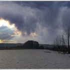 Regenfront am Galenbecker See