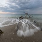 Regenfront in Langzeit-Aufnahme