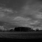 Regenfront über Coesfeld