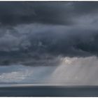 Regenfront über der Irischen See