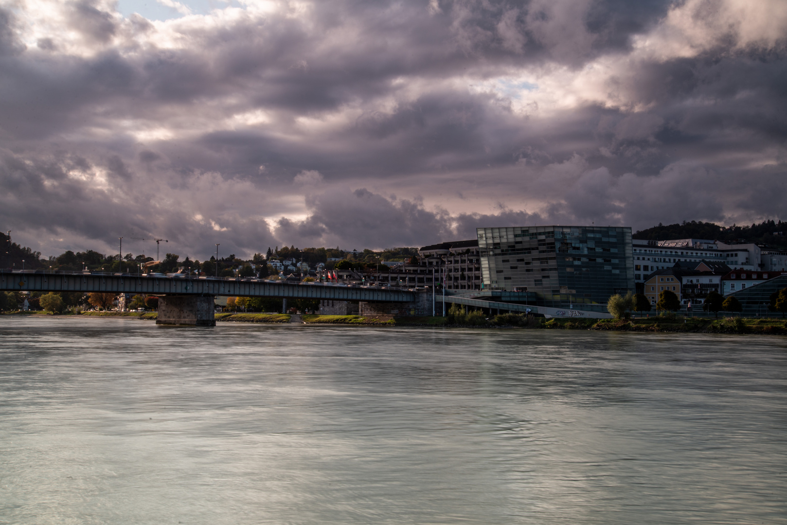 Regenfront über Linz