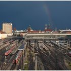 Regenfront über München Ost