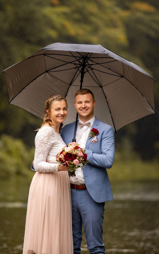 Regenhochzeit