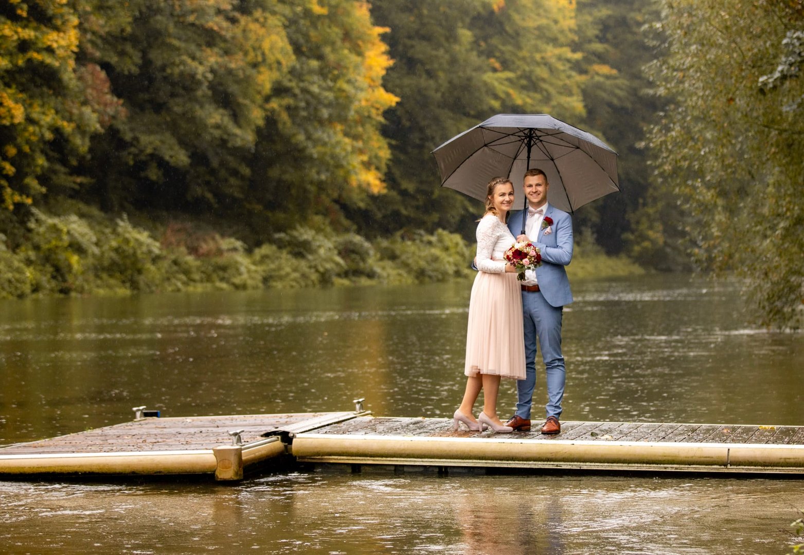 Regenhochzeit