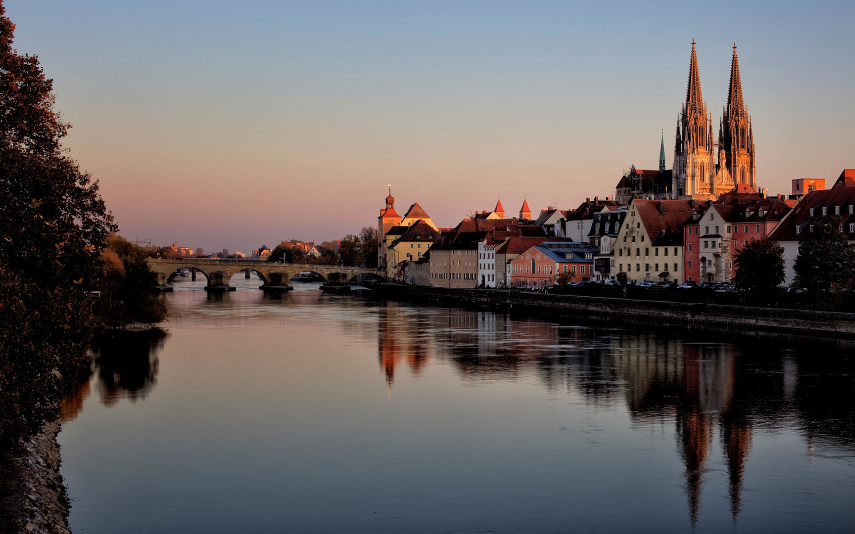 Regensburg abends