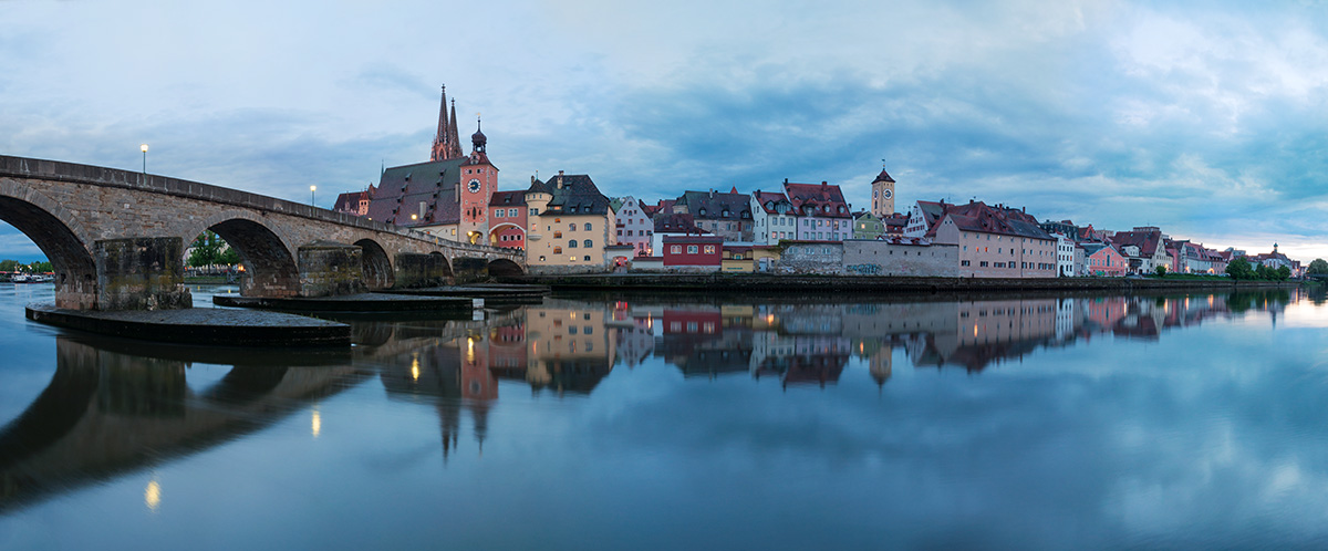 Regensburg am Abend