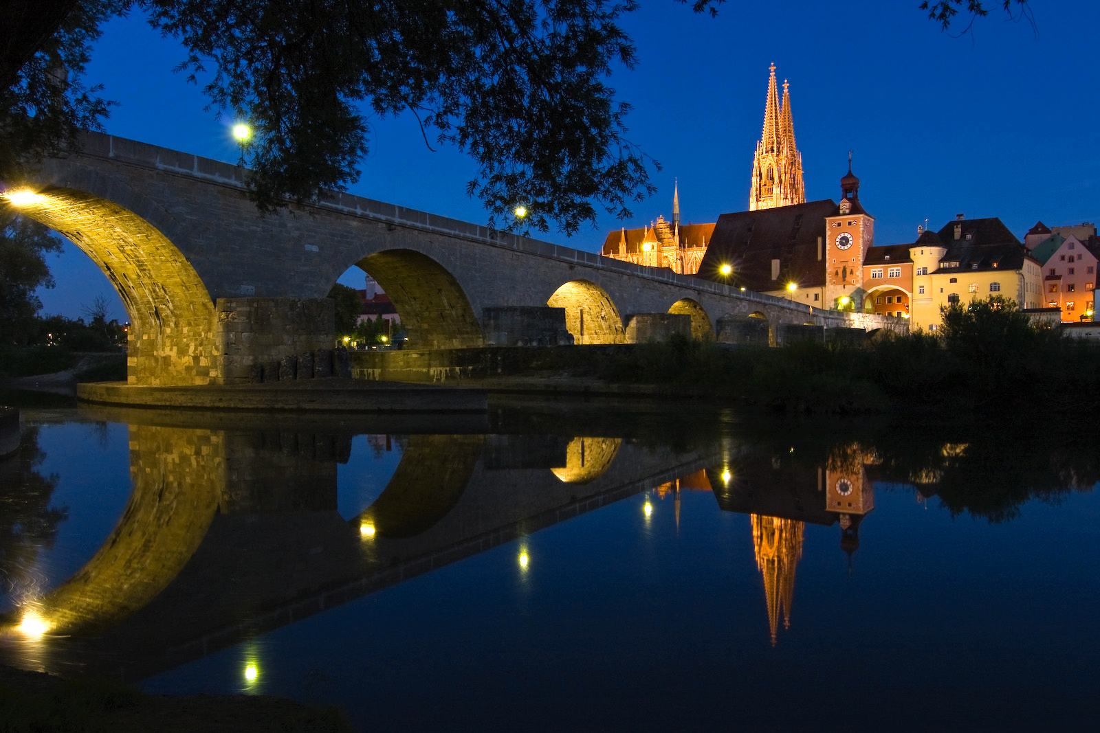 Regensburg am Abend