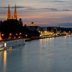 Regensburg am Abend 