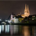 Regensburg at night!