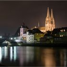 Regensburg at night!