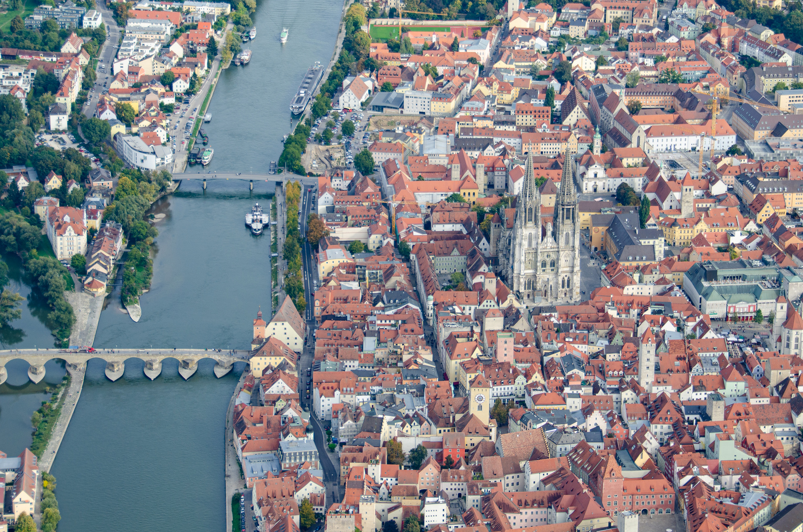 Regensburg aus der Luft
