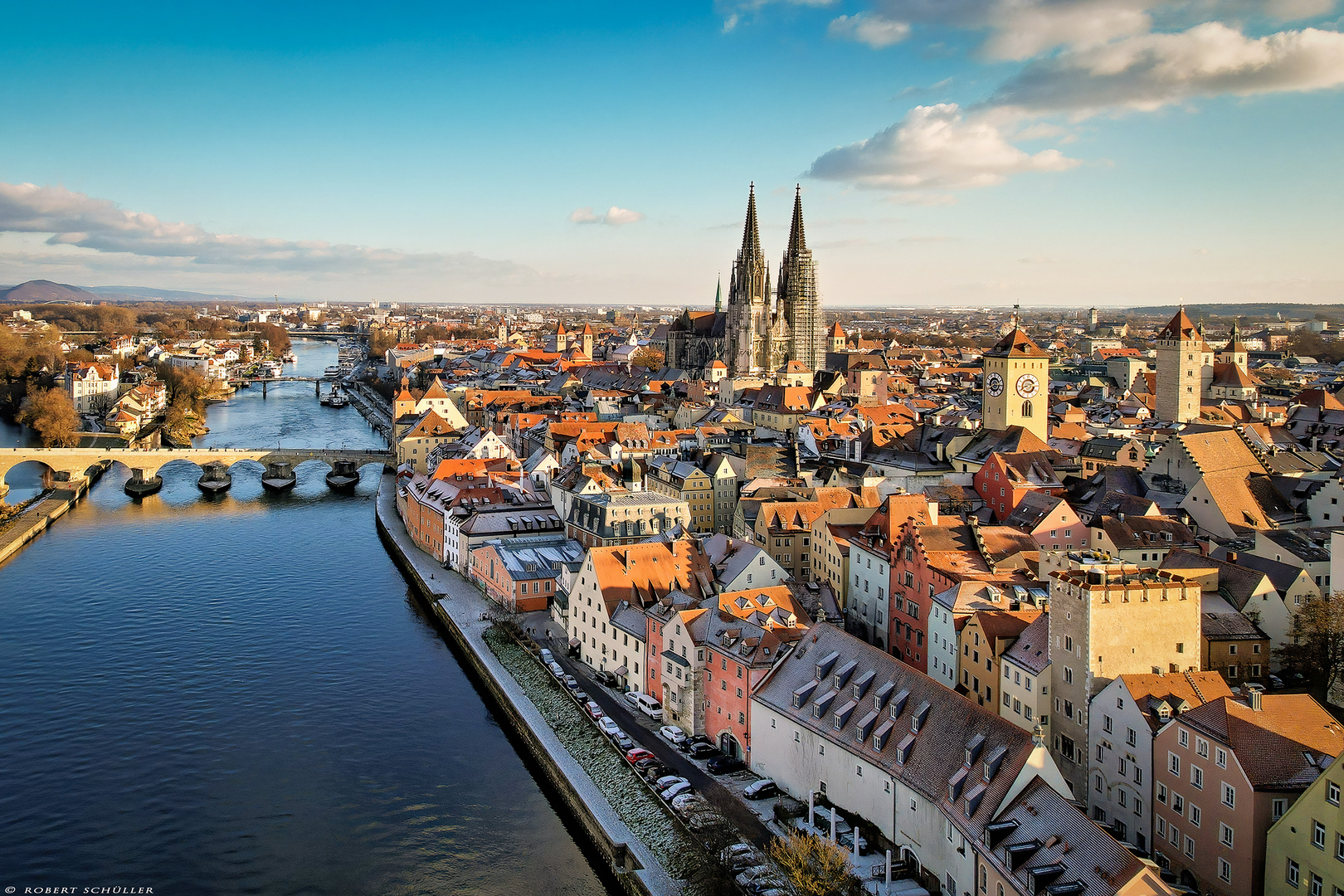 Regensburg aus der Vogelperspektive