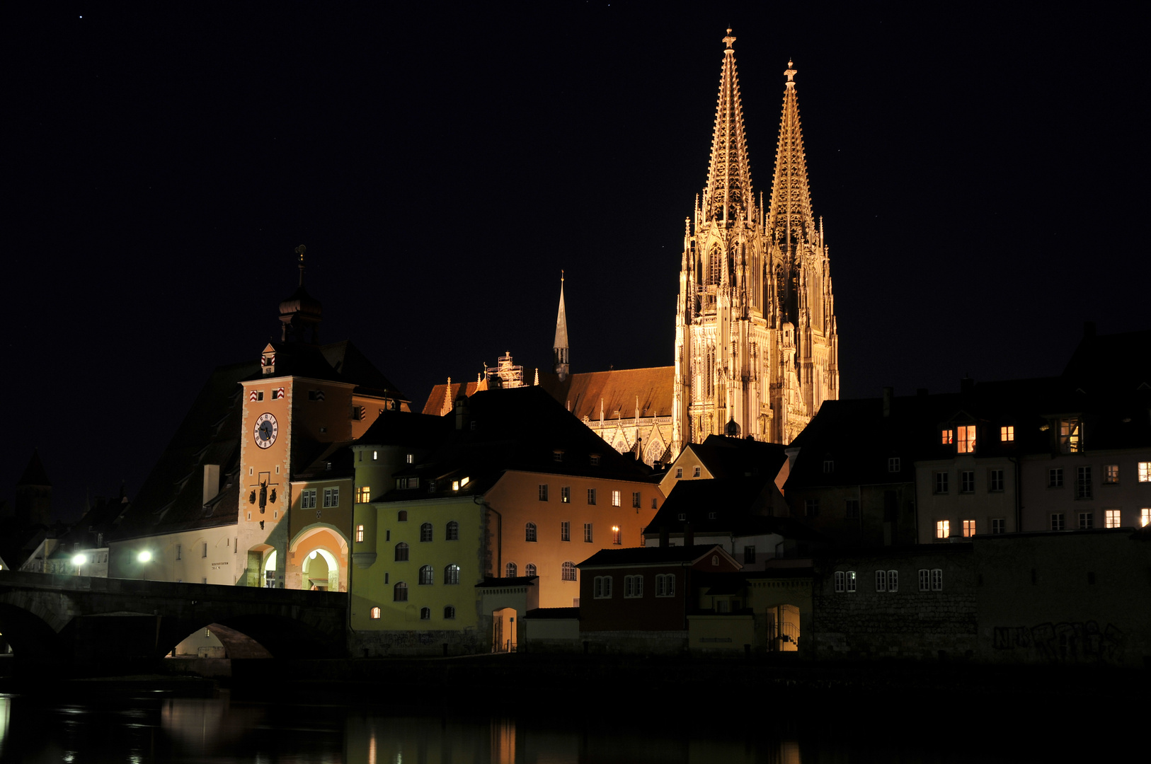 Regensburg bei Nacht