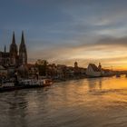 Regensburg bei Sonnenuntergang