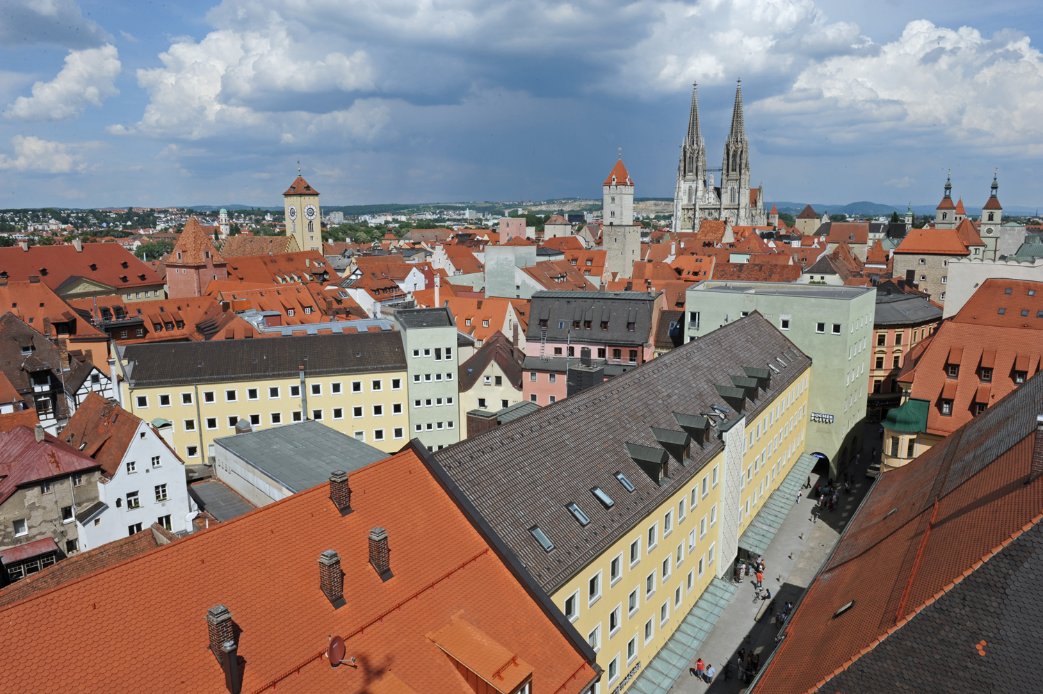 Regensburg - Blick vom Turm der Dreieinigkeitskirche