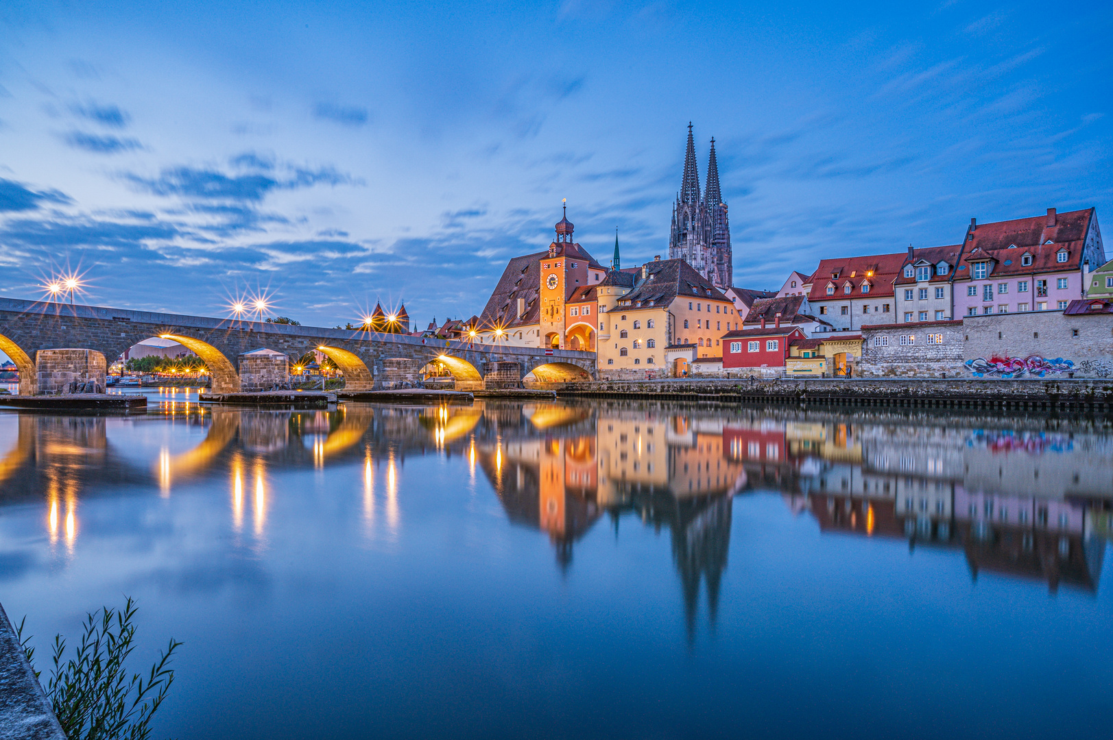 Regensburg blue Hour