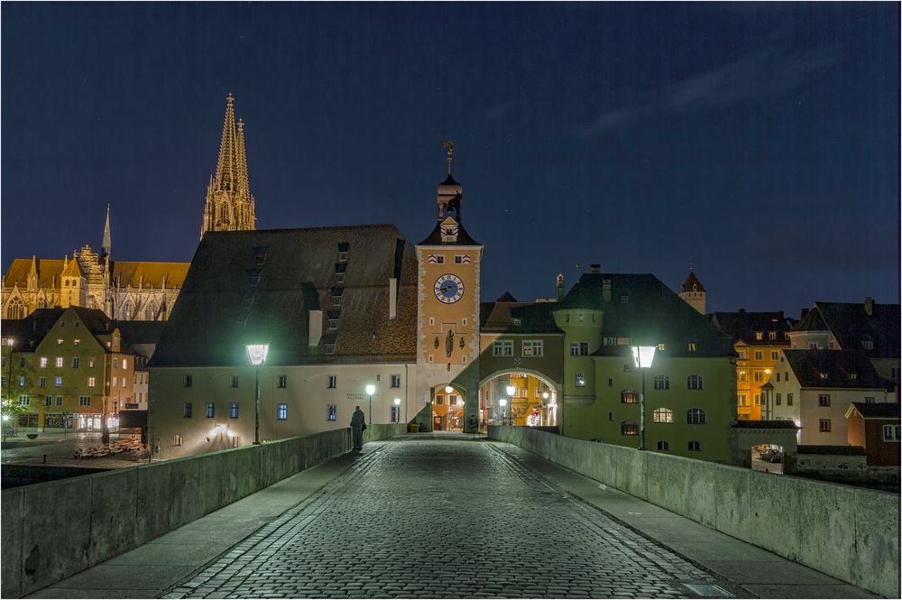 Regensburg die steinerne Brücke