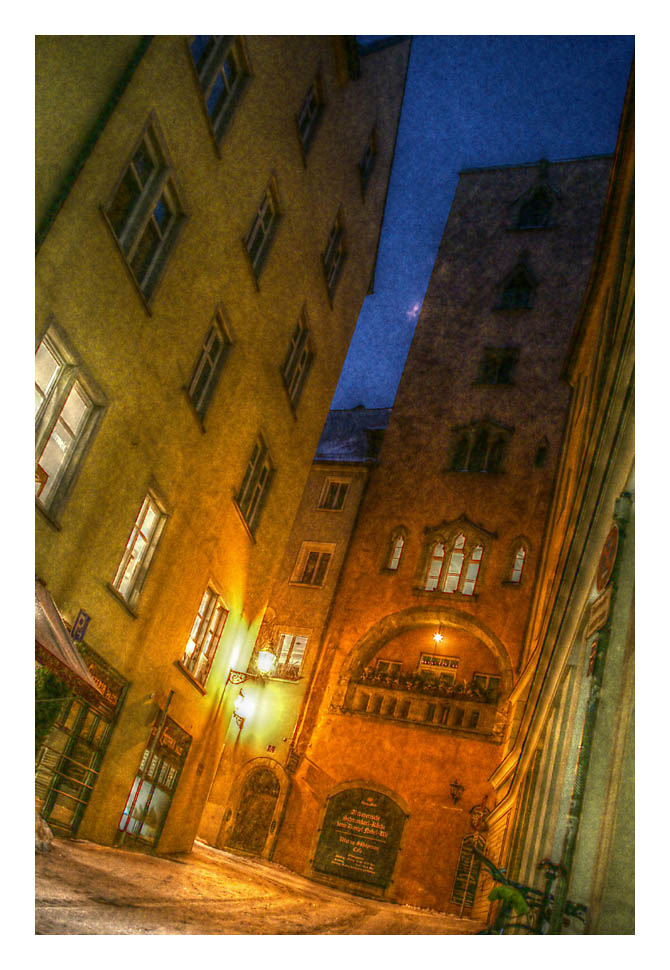 Regensburg Gasse bei Losteria